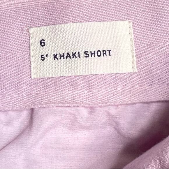 NWT Gap High Rise Utility Short 5” Khaki Shorts 6 Lavender Shortbread Pastel - Picture 7 of 10